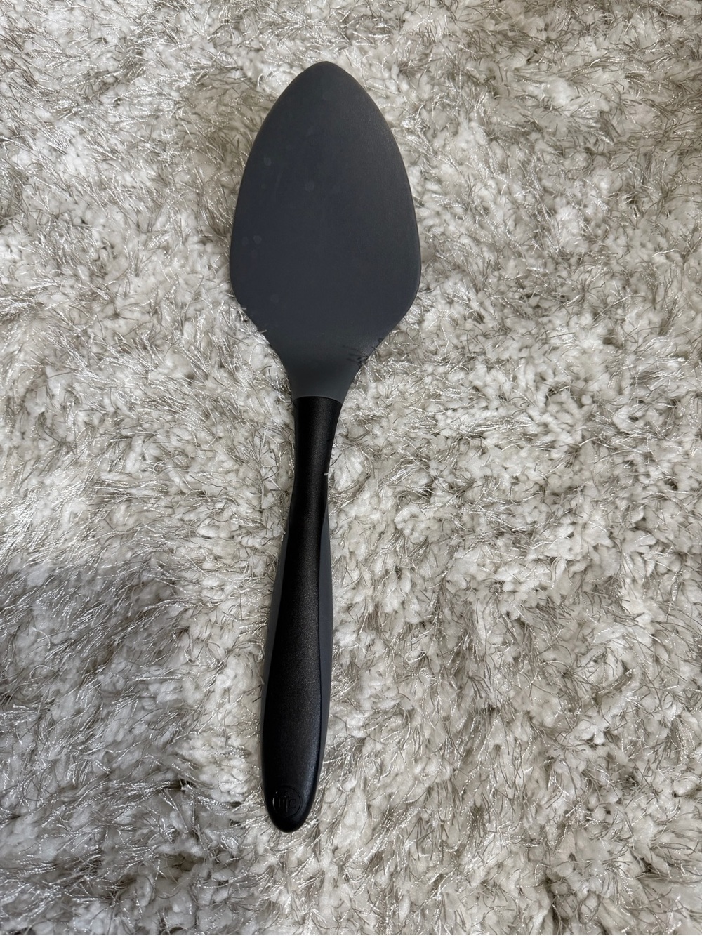 Pampered Chef Black Silicone Egg Turner Spatula